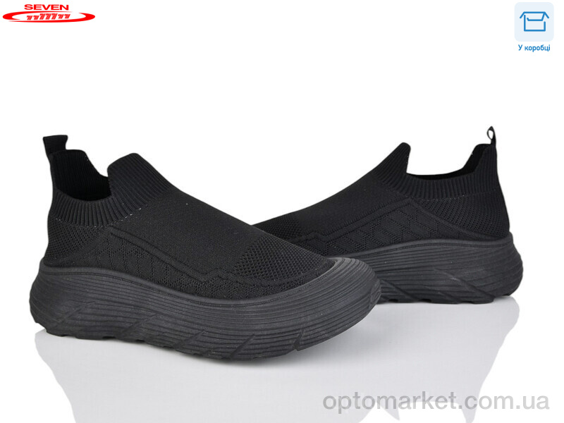 Купить Кросівки жіночі 777-B14-1 Seven чорний, фото 1