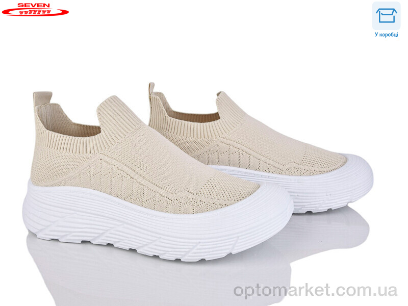 Купить Кросівки жіночі 777-B14-2 Seven бежевий, фото 1