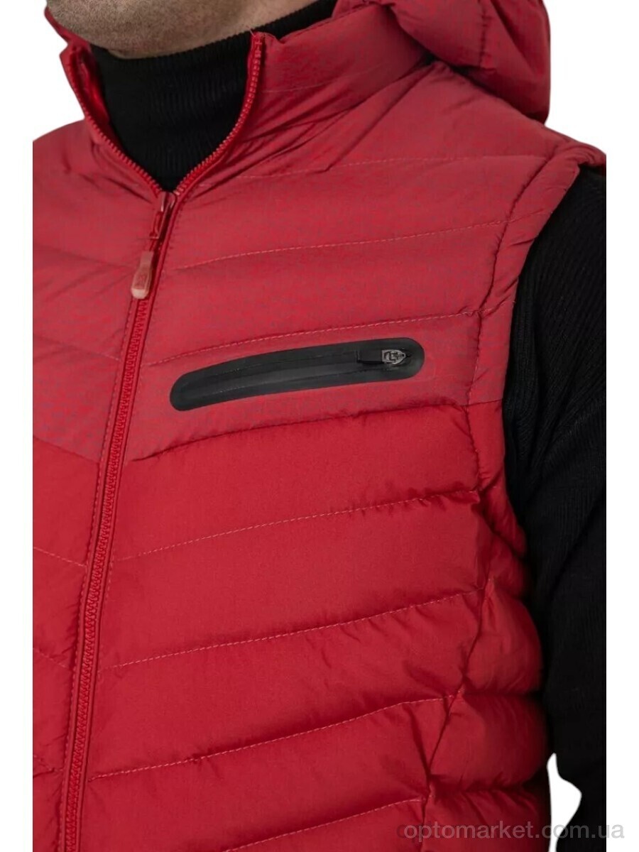 Купить Жилетка чоловічі 777 бордовий Massmag бордовий, фото 3
