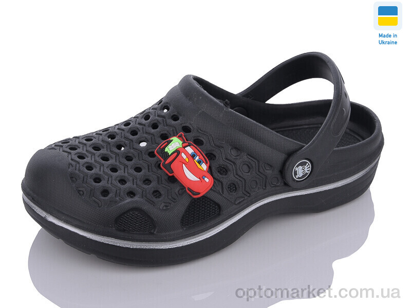 Купить Крокси дитячі 777 чорний Roks чорний, фото 1