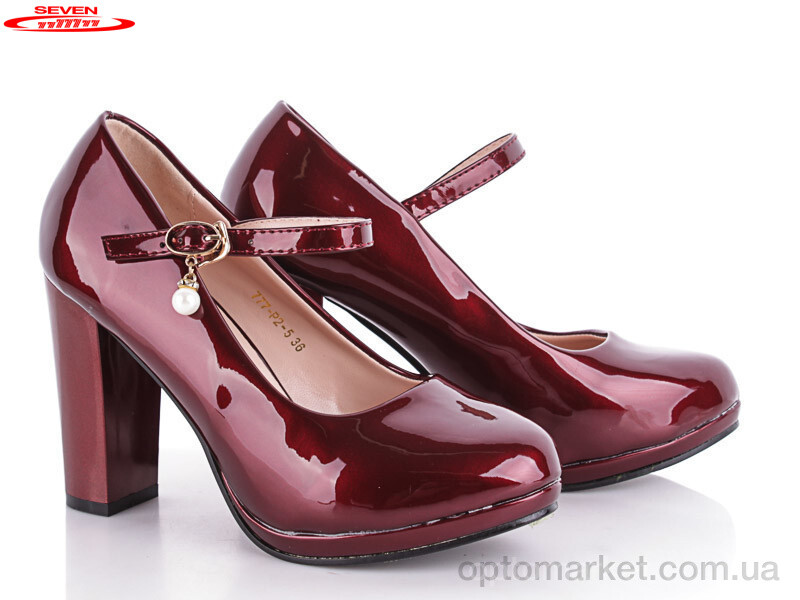 Купить Туфлі жіночі 777-P2-5 Seven бордовий, фото 1