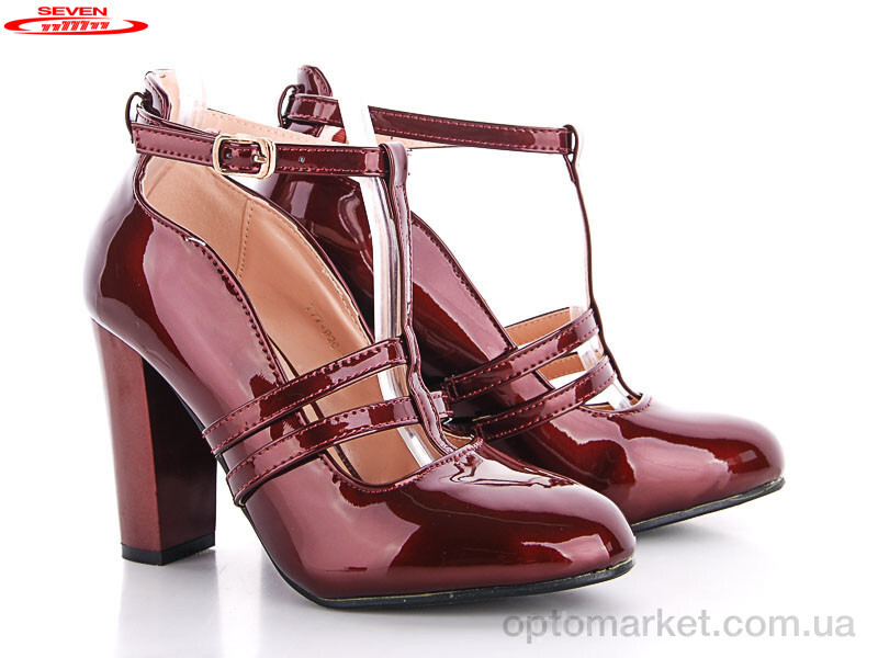 Купить Туфлі жіночі 777-P20-5 Seven бордовий, фото 1