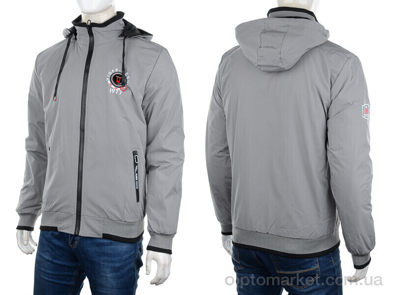 Купить Куртка чоловічі 7795 grey Ken Jardene сірий, фото 3