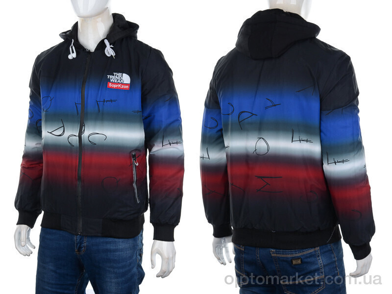 Купить Куртка чоловічі 7799 blue Ikzone синій, фото 3