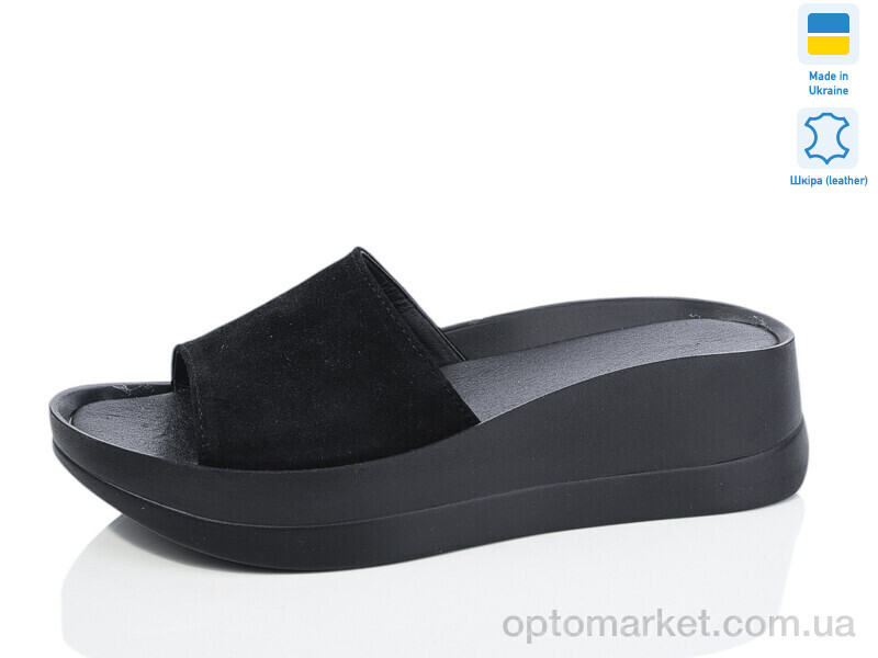 Купить Шльопанці жіночі 78-31 Mermaid чорний, фото 1
