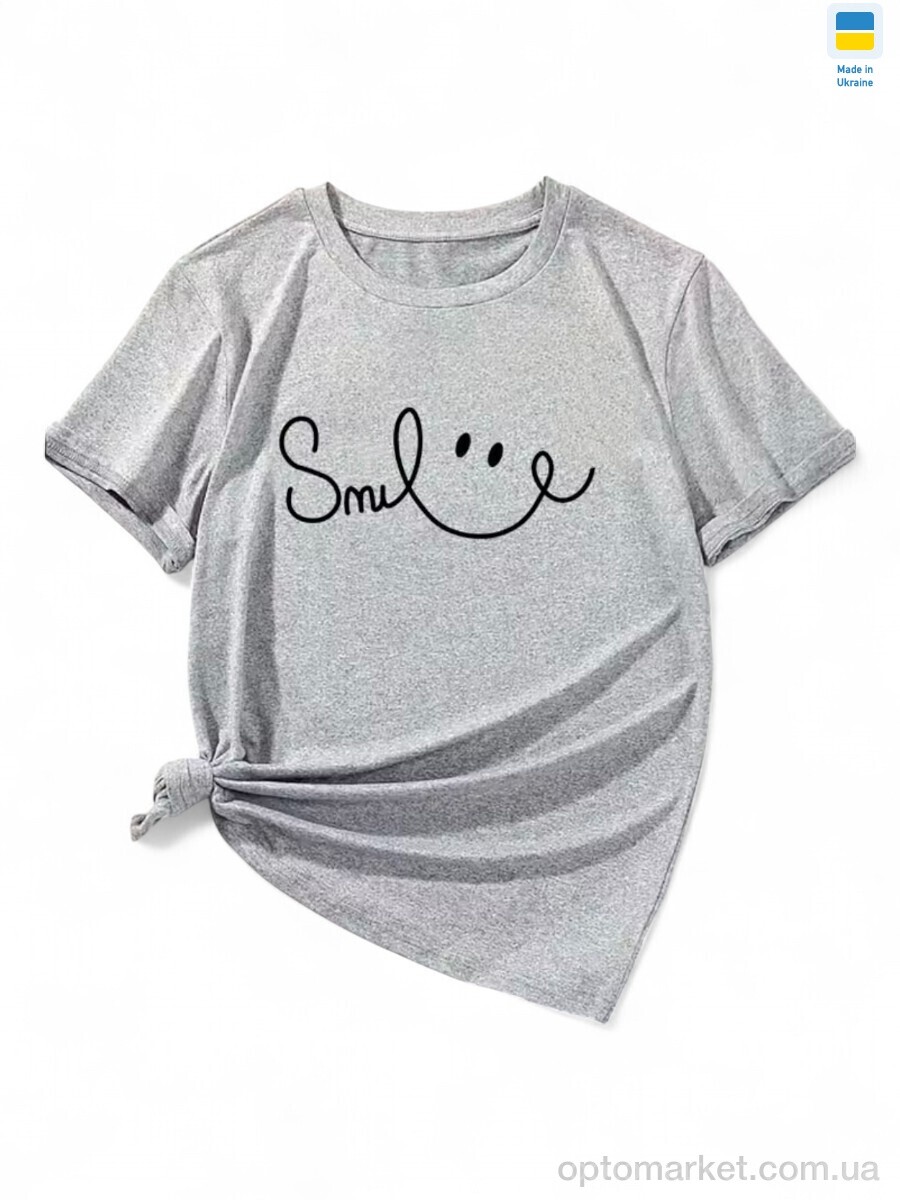 Купить Футболка жіночі 78 grey Riza сірий, фото 1