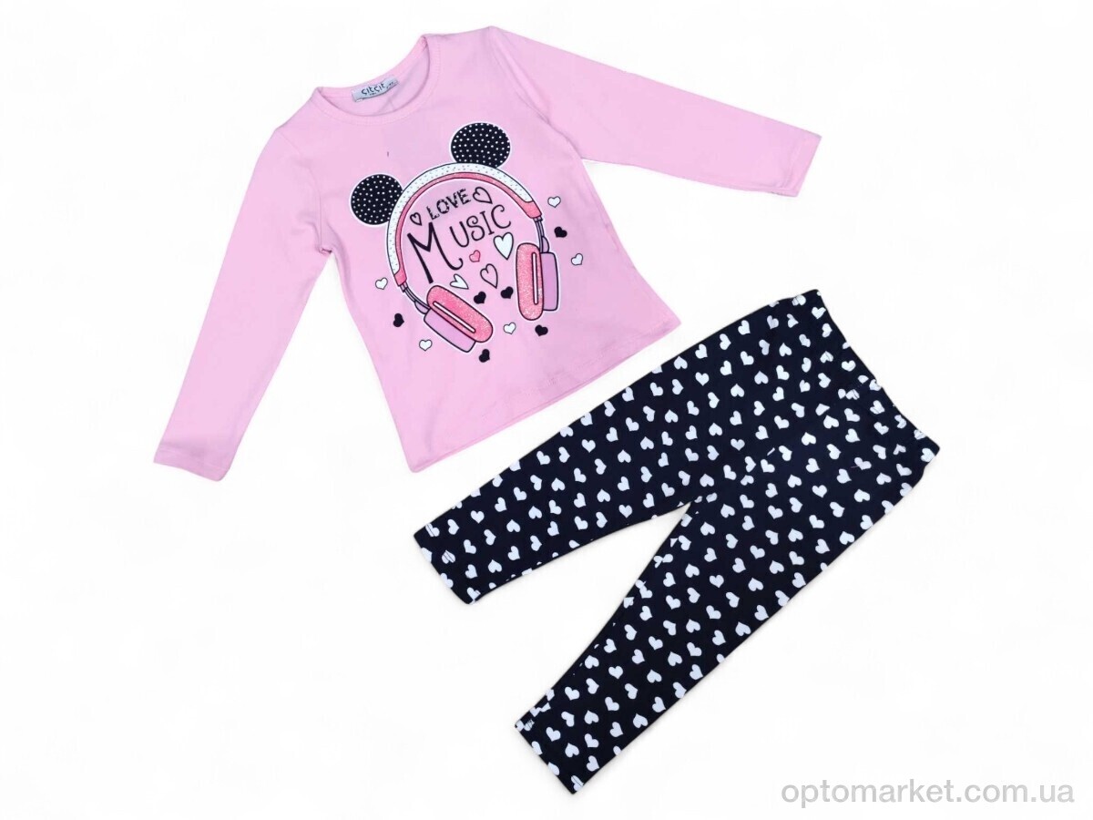 Купить Комплекти дитячі дитячі 7808 св.рожевий реглан-лосини CitCit Baby рожевий, фото 1