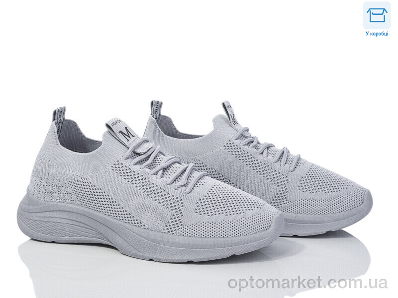 Купить Кросівки жіночі 781-3 L.B. сірий, фото 1