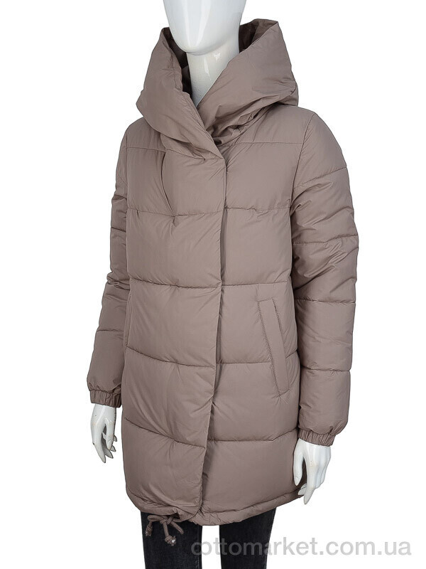 Купить Куртка жіночі 7812 camel Aixiaohua коричневий, фото 1