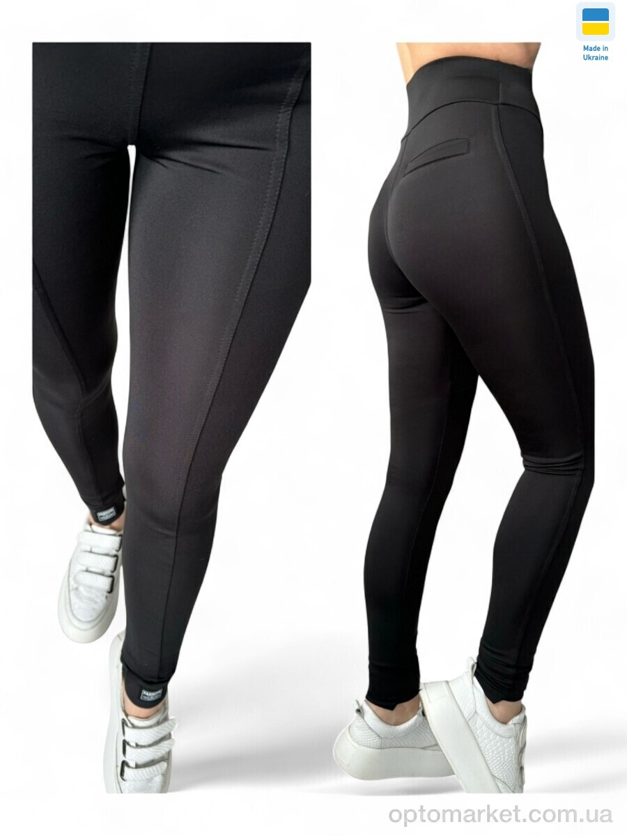 Купить Лосини жіночі 7819 чорний Sport style чорний, фото 1
