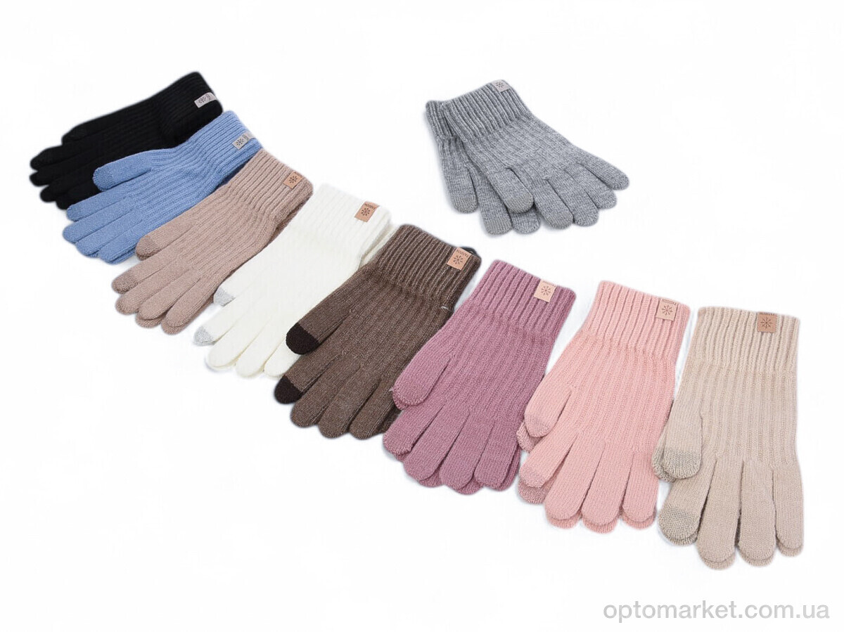 Купить Рукавички жіночі 7831 mix Корона мікс, фото 1