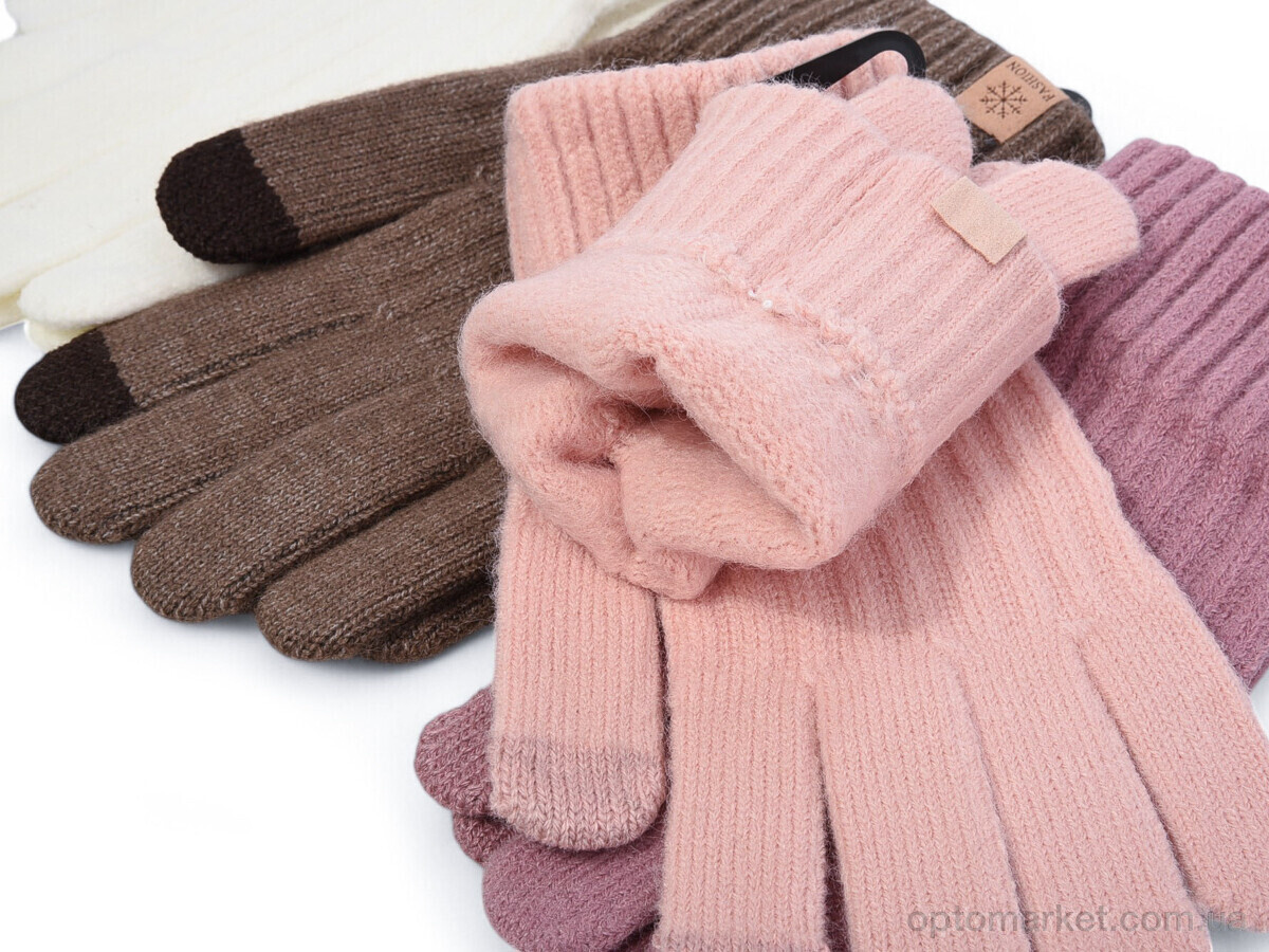 Купить Рукавички жіночі 7831 mix Корона мікс, фото 2