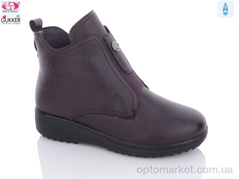 Купить Черевики жіночі 7842 Gukker бордовий, фото 1