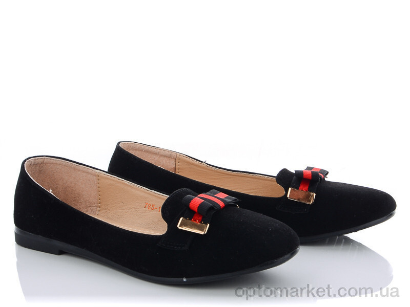 Купить Балетки жіночі 785-1 Cicikom чорний, фото 1