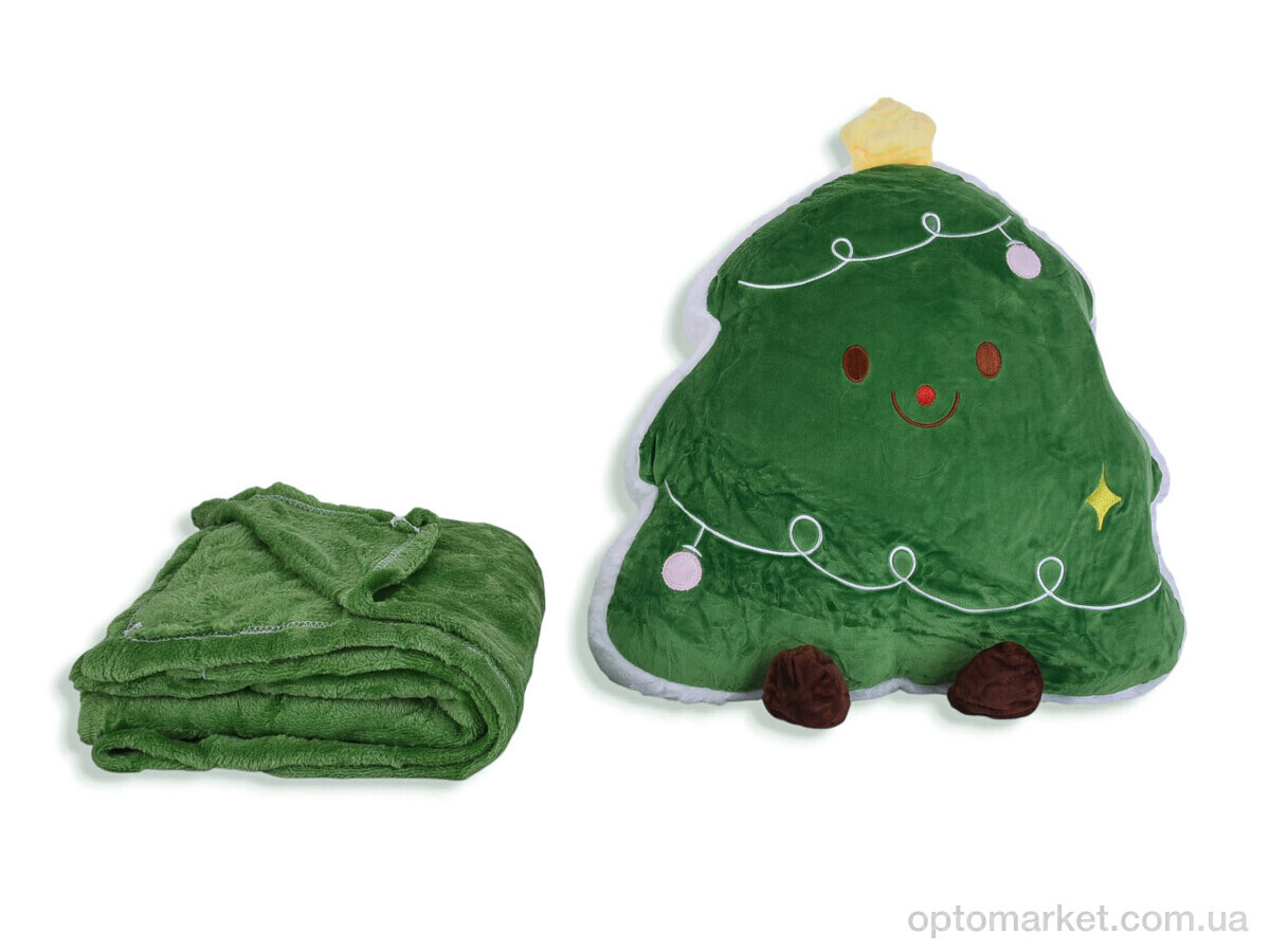 Купить Пледи дитячі 79-11 (12128) ялинка іграшка (40х40)-плед 120x160 green Malloory Home зелений, фото 1
