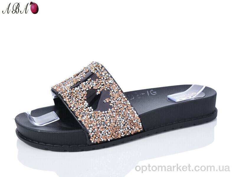 Купить Шльопанці жіночі 793-1G Aba золотий, фото 1