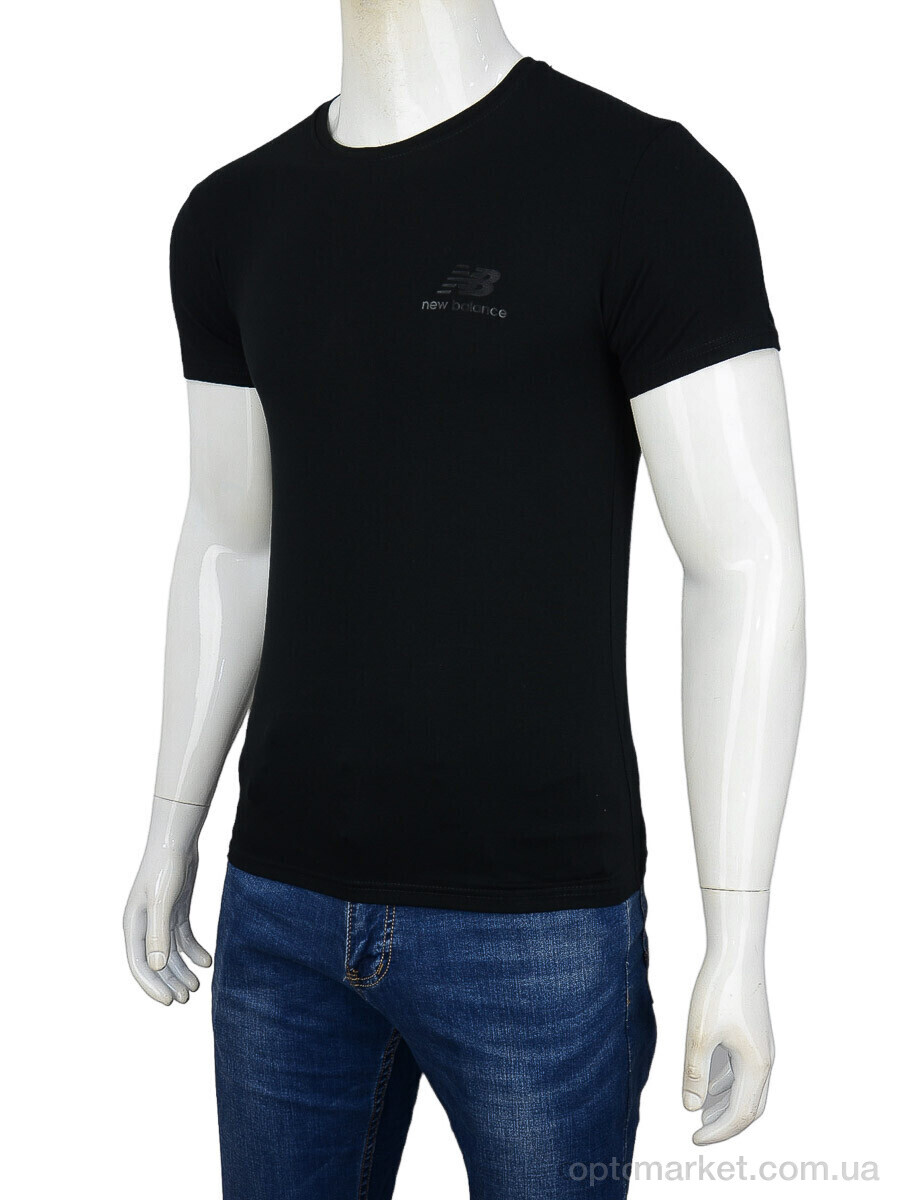Купить Футболка чоловічі 795 black N.w balance чорний, фото 2
