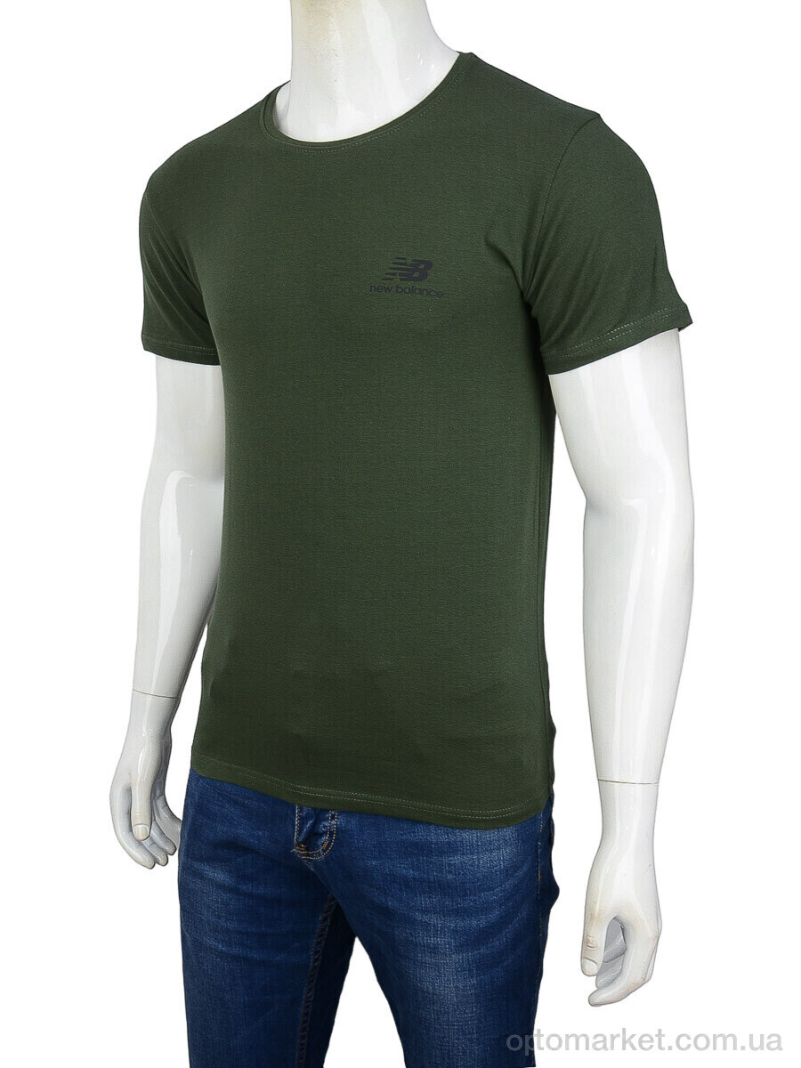 Купить Футболка чоловічі 797 khaki N.w balance хакі, фото 2