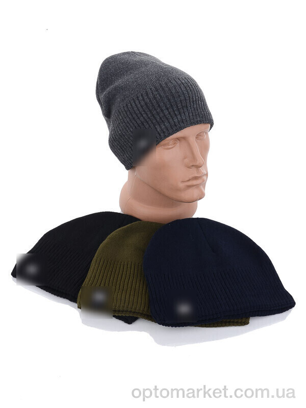 Купить Шапка чоловічі 7см флис mix Королева мікс, фото 1