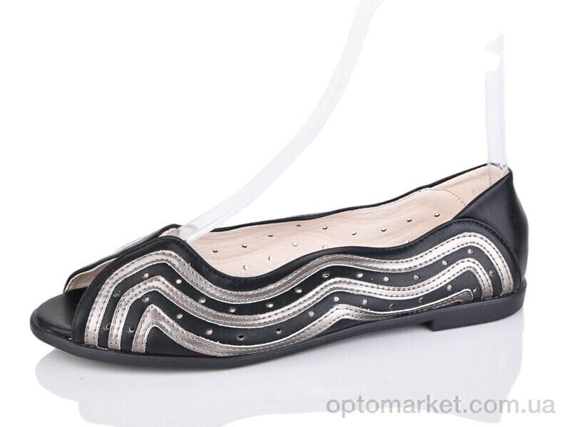 Купить Босоніжки жіночі 8-51B Fuguiyun чорний, фото 1