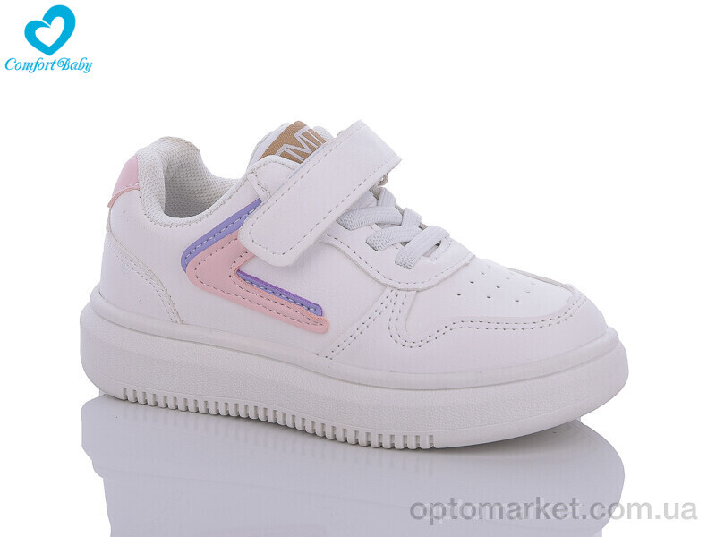 Купить Кросівки дитячі 8 біло-рожев Comfort-baby білий, фото 1