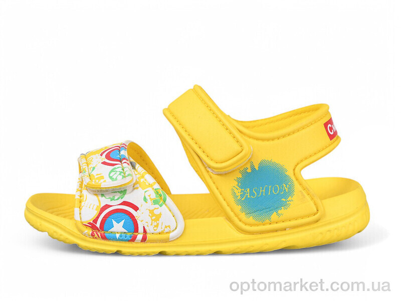 Купить Босоніжки дитячі 8005B-8 Смайлик жовтий, фото 1