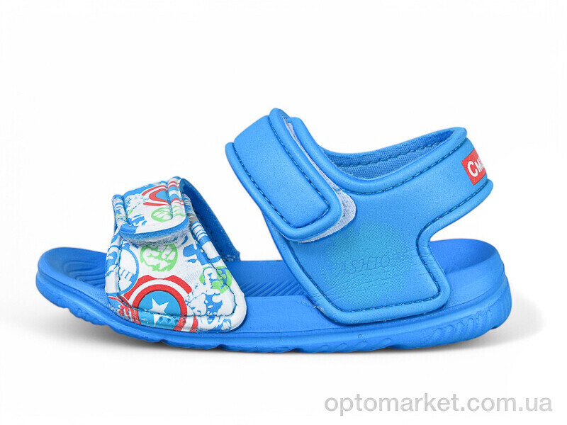 Купить Босоніжки дитячі 8005C-12 Смайлик блакитний, фото 1
