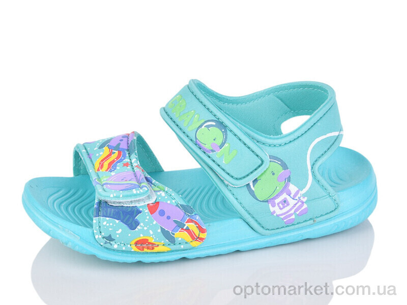 Купить Босоніжки дитячі 8007B-12 Смайлик зелений, фото 1