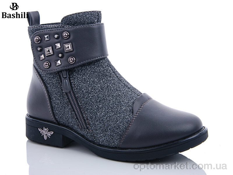 Купить Черевики дитячі 8008 grey Башили сірий, фото 1