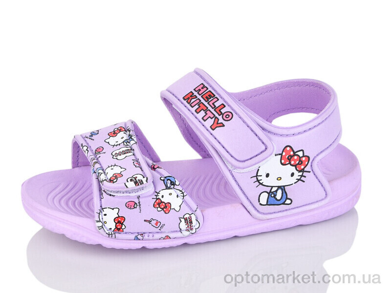 Купить Босоніжки дитячі 8008B-15 Смайлик фіолетовий, фото 1