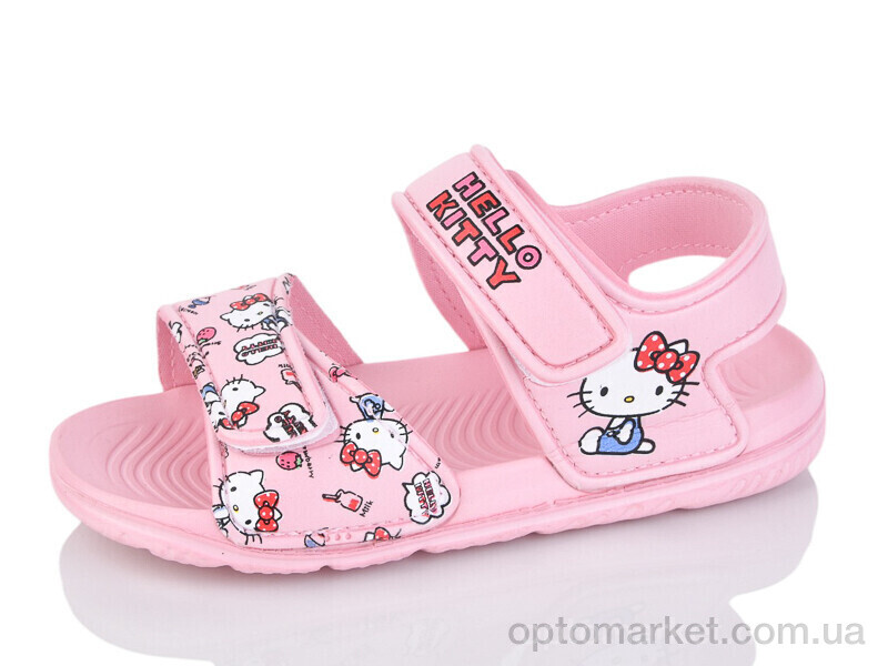 Купить Босоніжки дитячі 8008B-6 Смайлик рожевий, фото 1