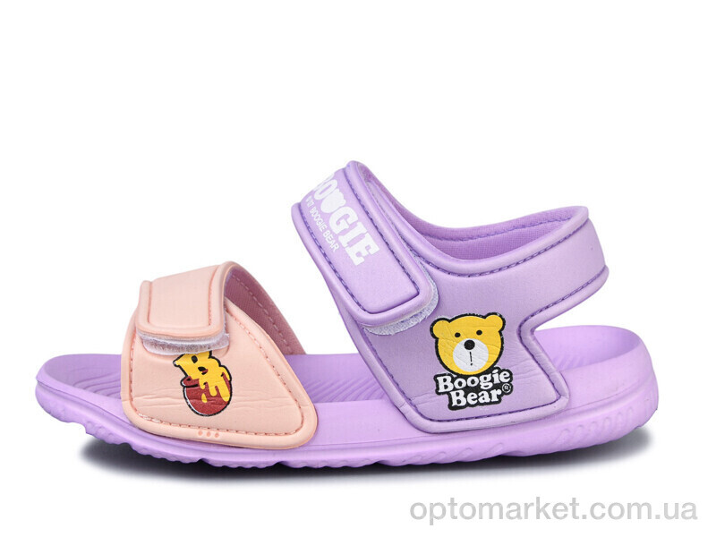 Купить Босоніжки дитячі 8009B-15 Смайлик фіолетовий, фото 1