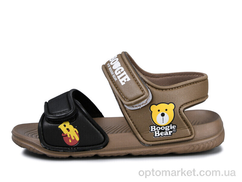 Купить Босоніжки дитячі 8009B-26 Смайлик коричневий, фото 1