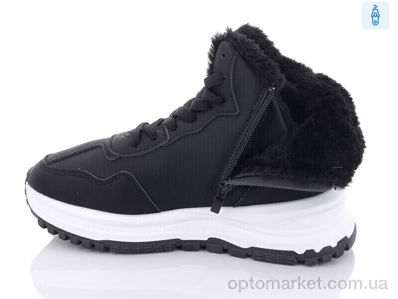 Купить Черевики жіночі 801-1 Ok Shoes чорний, фото 2
