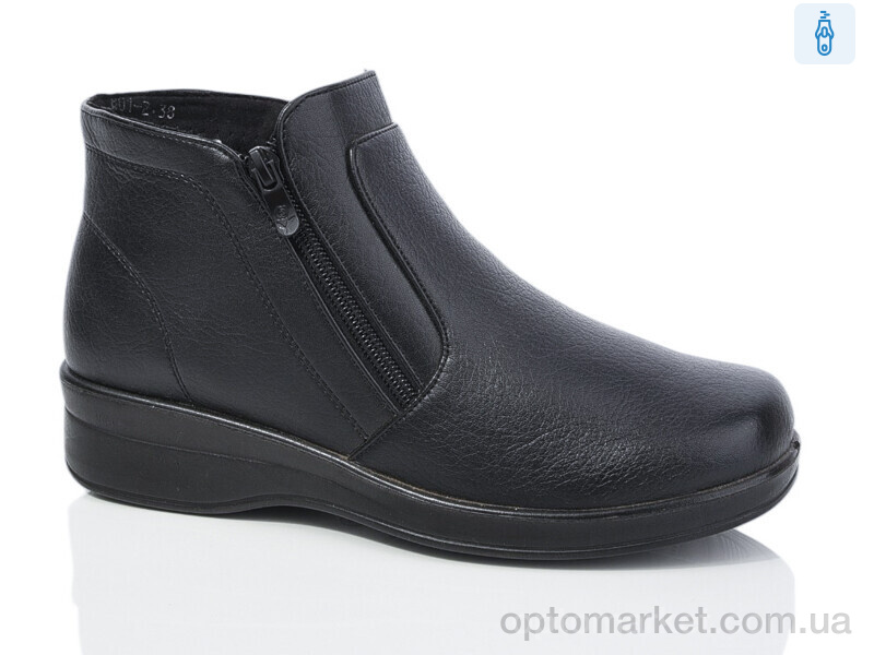 Купить Черевики жіночі 801-2деми YUEMINGZHU чорний, фото 1