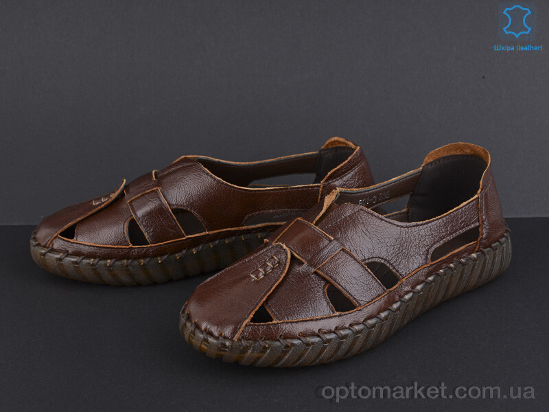 Купить Туфлі жіночі 801-3 Bao Dao Gong Zhu коричневий, фото 2