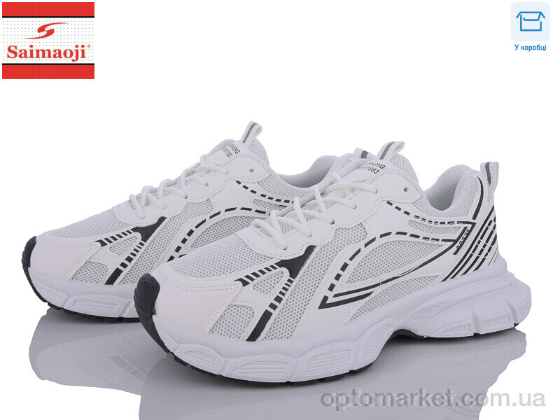 Купить Кросівки чоловічі 801-5 Saimaoji білий, фото 1