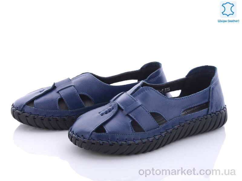 Купить Туфлі жіночі 801-5 Bao Dao Gong Zhu синій, фото 1