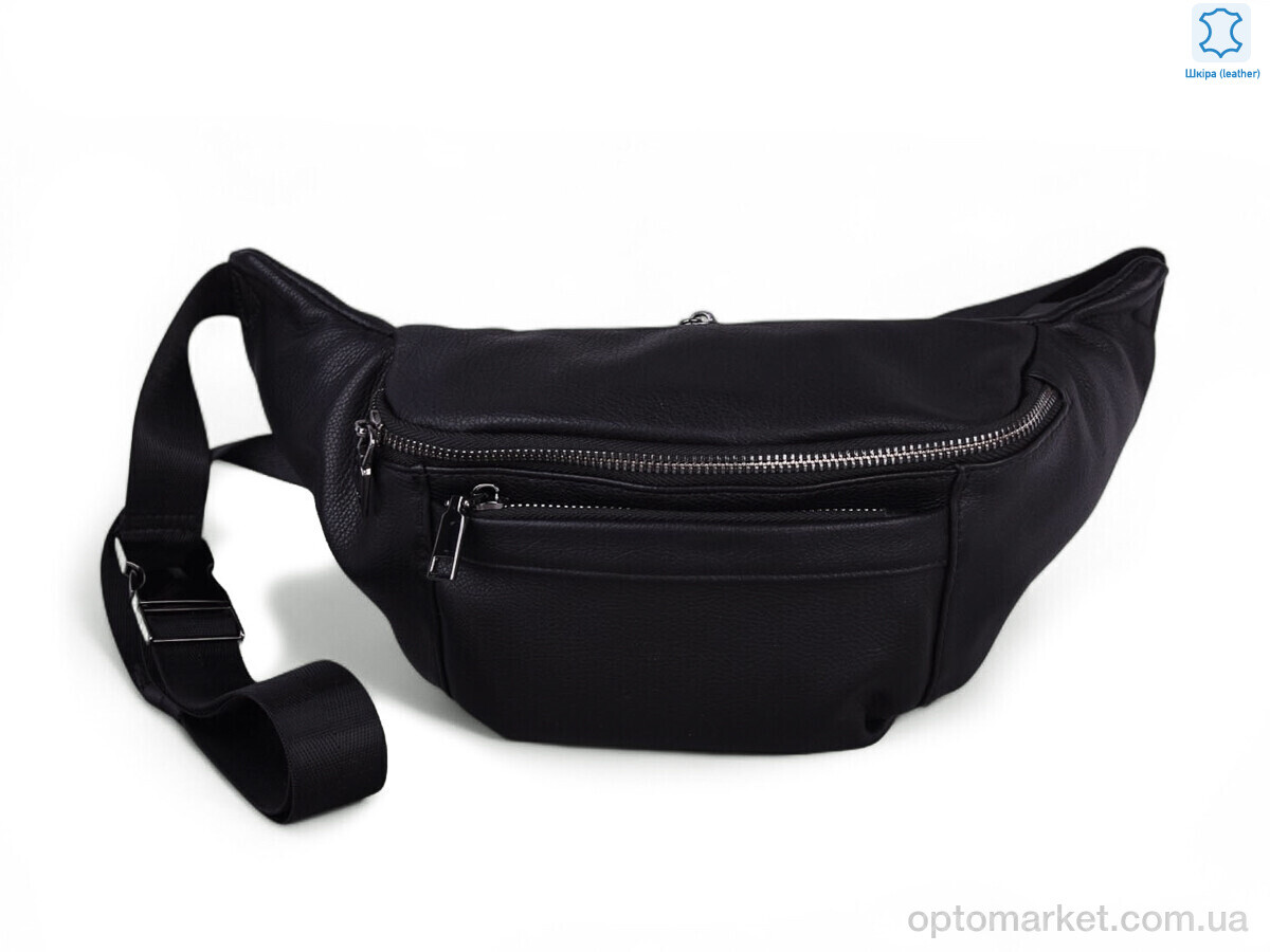 Купить Бананка чоловічі 8018 black Sunshine bag чорний, фото 1