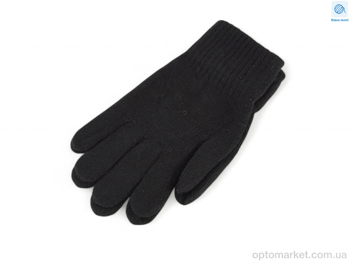 Купить Рукавички чоловічі 8018 black Henu чорний, фото 1