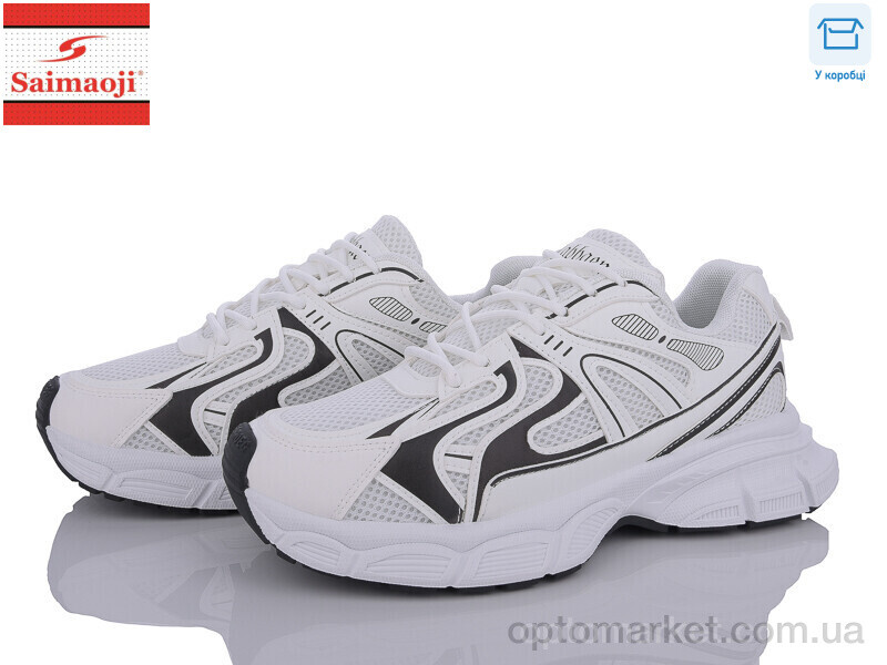 Купить Кросівки чоловічі 802-5 Saimaoji білий, фото 1