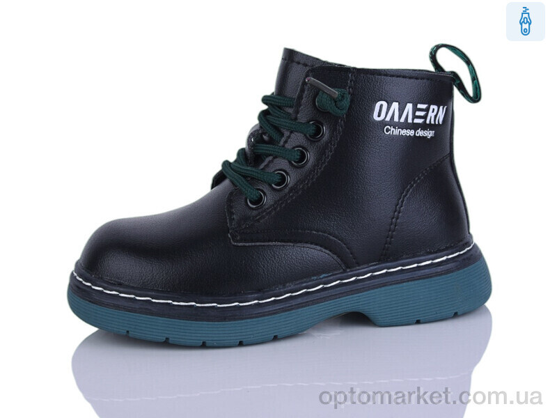 Купить Черевики дитячі 802 green KEWK чорний, фото 1