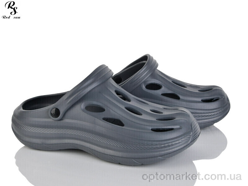 Купить Крокси чоловічі 802 grey Red Sun сірий, фото 1