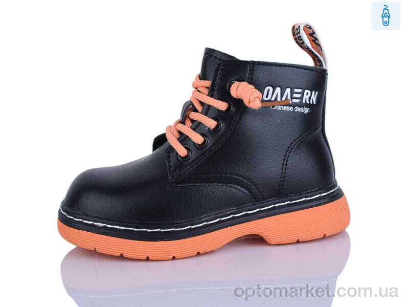 Купить Черевики дитячі 802 orange KEWK чорний, фото 1
