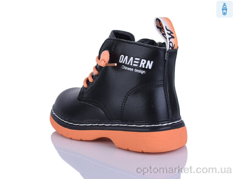 Купить Черевики дитячі 802 orange KEWK чорний, фото 2