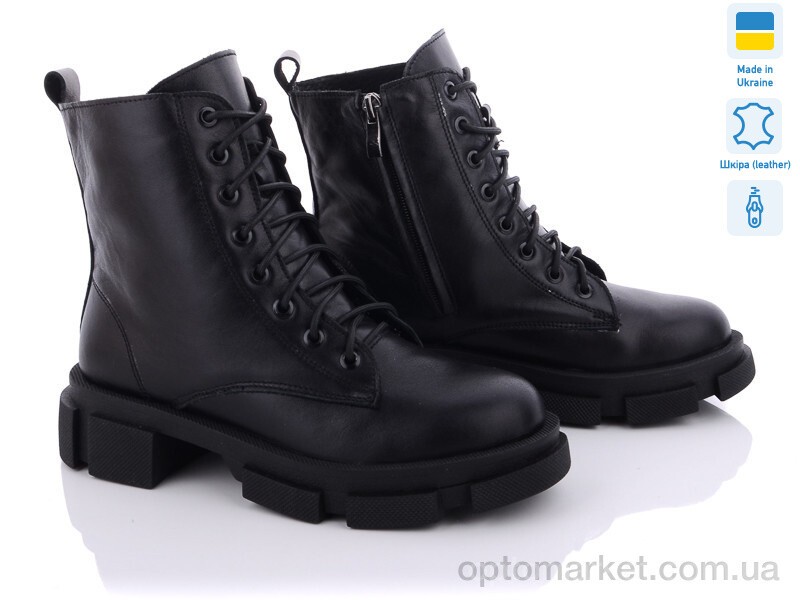 Купить Черевики жіночі 803-12 Tamei чорний, фото 1