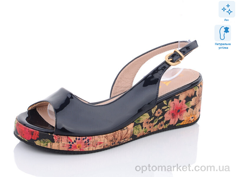 Купить Босоніжки жіночі 803 black Sherlock Soon чорний, фото 1