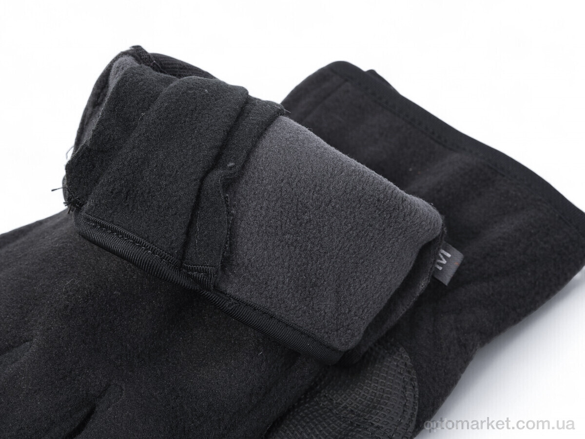 Купить Рукавички чоловічі 803 black U_A.mo.r чорний, фото 4