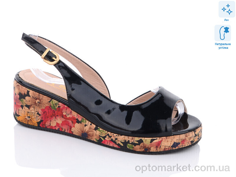 Купить Босоніжки жіночі 803 blue Sherlock Soon чорний, фото 1