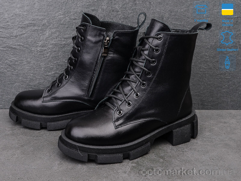 Купить Черевики жіночі 8030-12 Fat Fox-Tamei чорний, фото 2